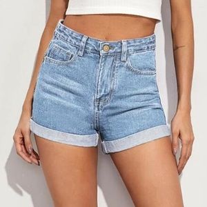 denim shorts